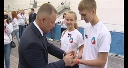 Embedded thumbnail for Юные калининградцы вступили в ряды «Российского движения школьников»